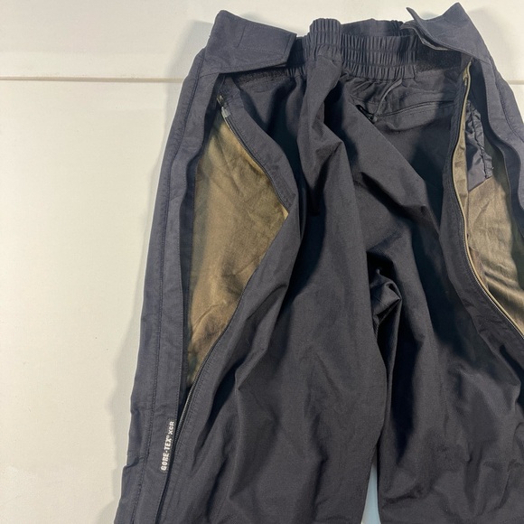 Mountain Hardwear Mens Goretex Black XCR Snowboard Ski Snow Pants Zip Belted L - Picture 15 of 15